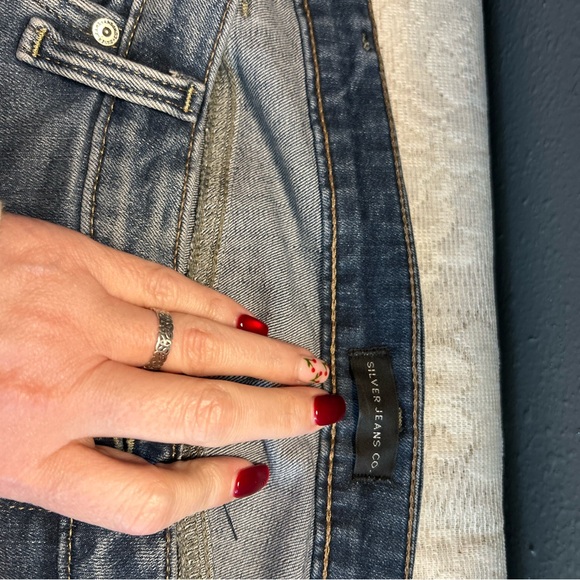 Silver Jeans Blue Straight Denim - Picture 4 of 5